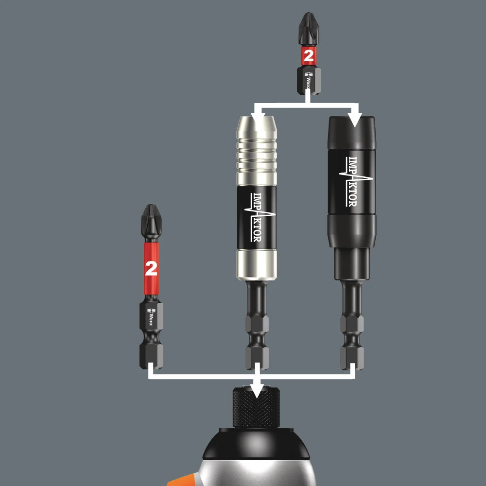 Miniatuur van Wera bit impact phillips PH2 50mm 1/4" - set van 5 stuks (05057656001)