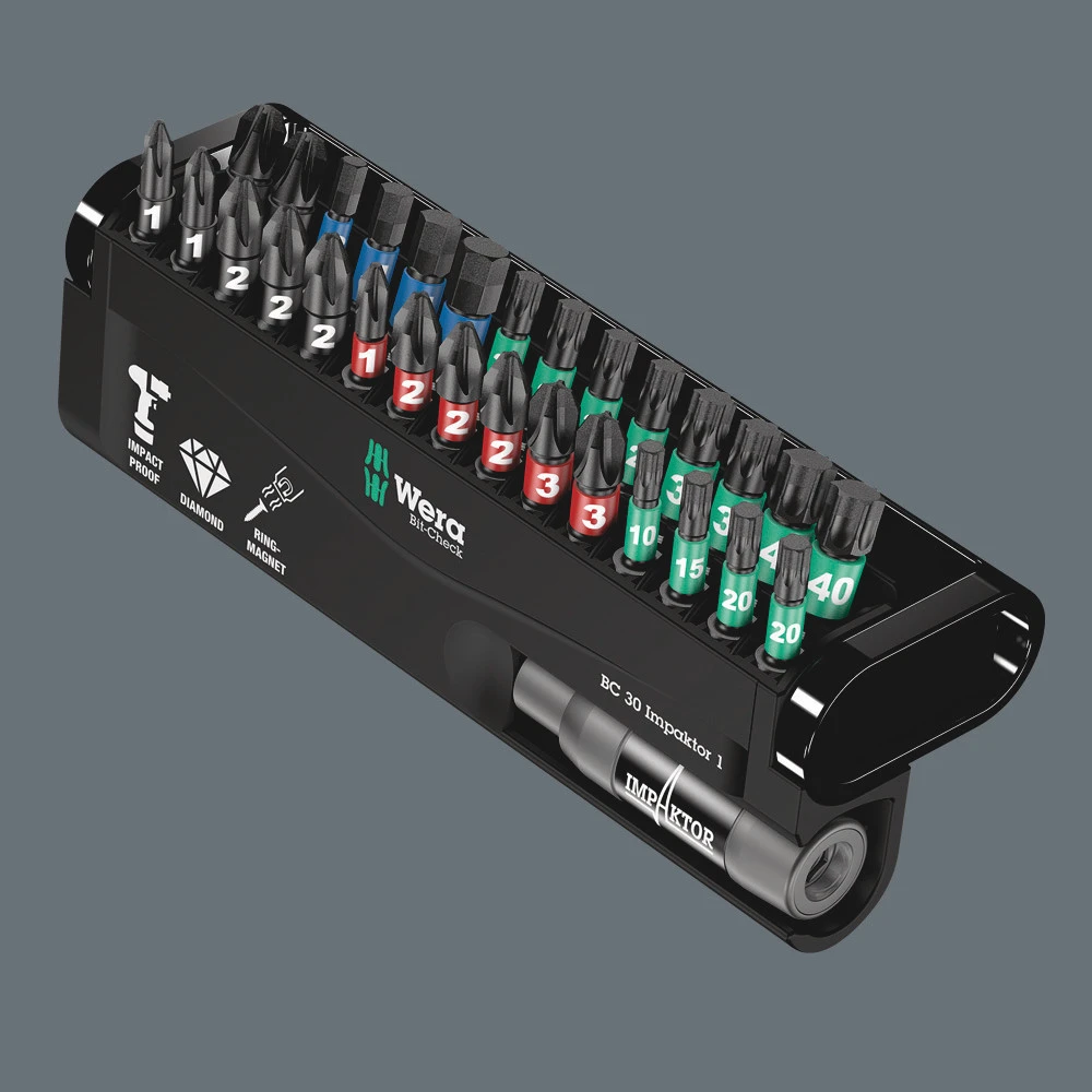 Miniatuur van Wera bitset bit-check 30 impaktor 1 - 30‑delig (05057690001)