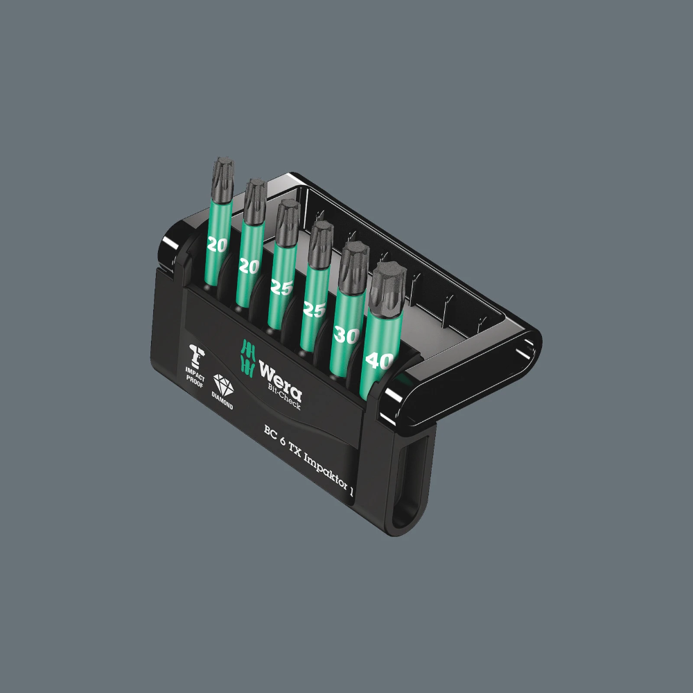 Miniatuur van Wera bitset bit-check 6 TX impaktor 1 - 6‑delig (05057693001)