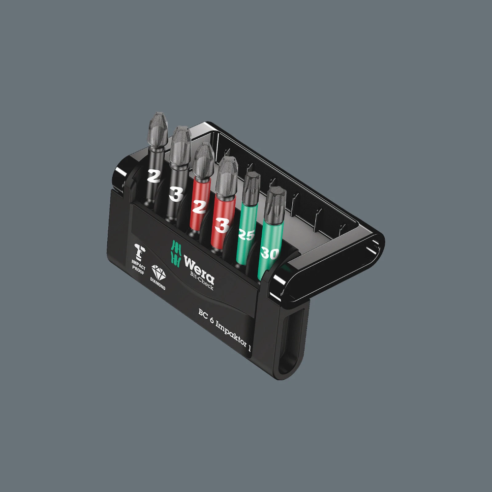 Miniatuur van Wera bitset bit-check 6 impaktor 1 - 6‑delig (05057695001)