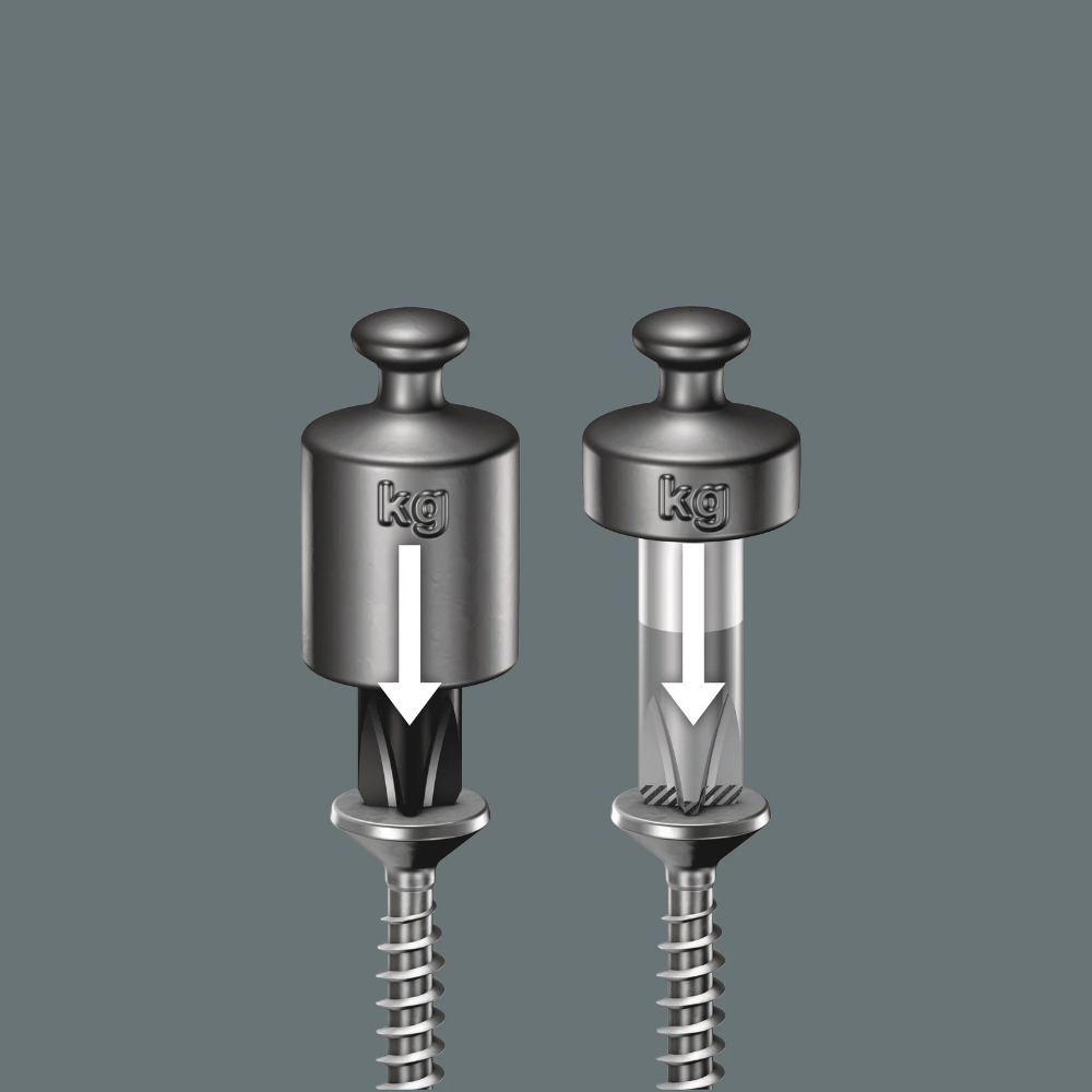 Miniatuur van Wera schroevendraaierset 335/350/355/6 kraftform plus lasertip met houder - 6‑delig (05105622001)