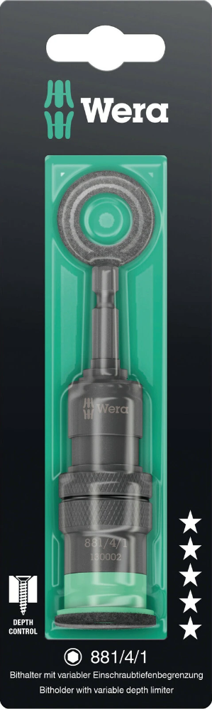 Miniatuur van Wera afstandshouder met variabele schroefdiepte instelling 881/4/1 SB 1/4" x 95 mm (05130002001)