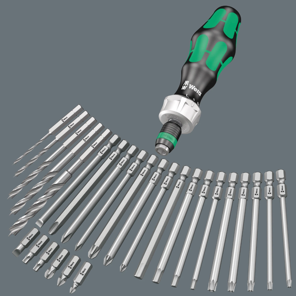 Miniatuur van Wera gereedschapsset kraftform kompakt H1 hout - 41‑delig (05135939001)