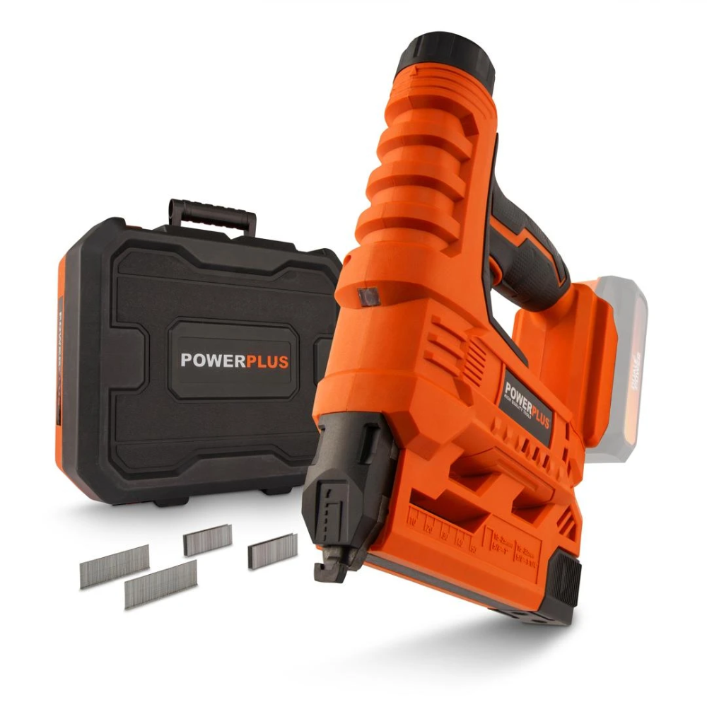 Miniatuur van PowerPlus accu afwerktacker en nietapparaat Dual Power 20V basic body (POWDP7010)