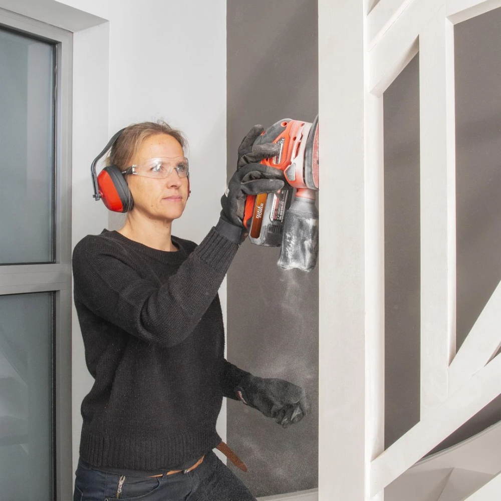 Miniatuur van PowerPlus accu handpalm multischuurschuurmachine 20V Dual Power basic body 140x140x80mm (POWDP50200)