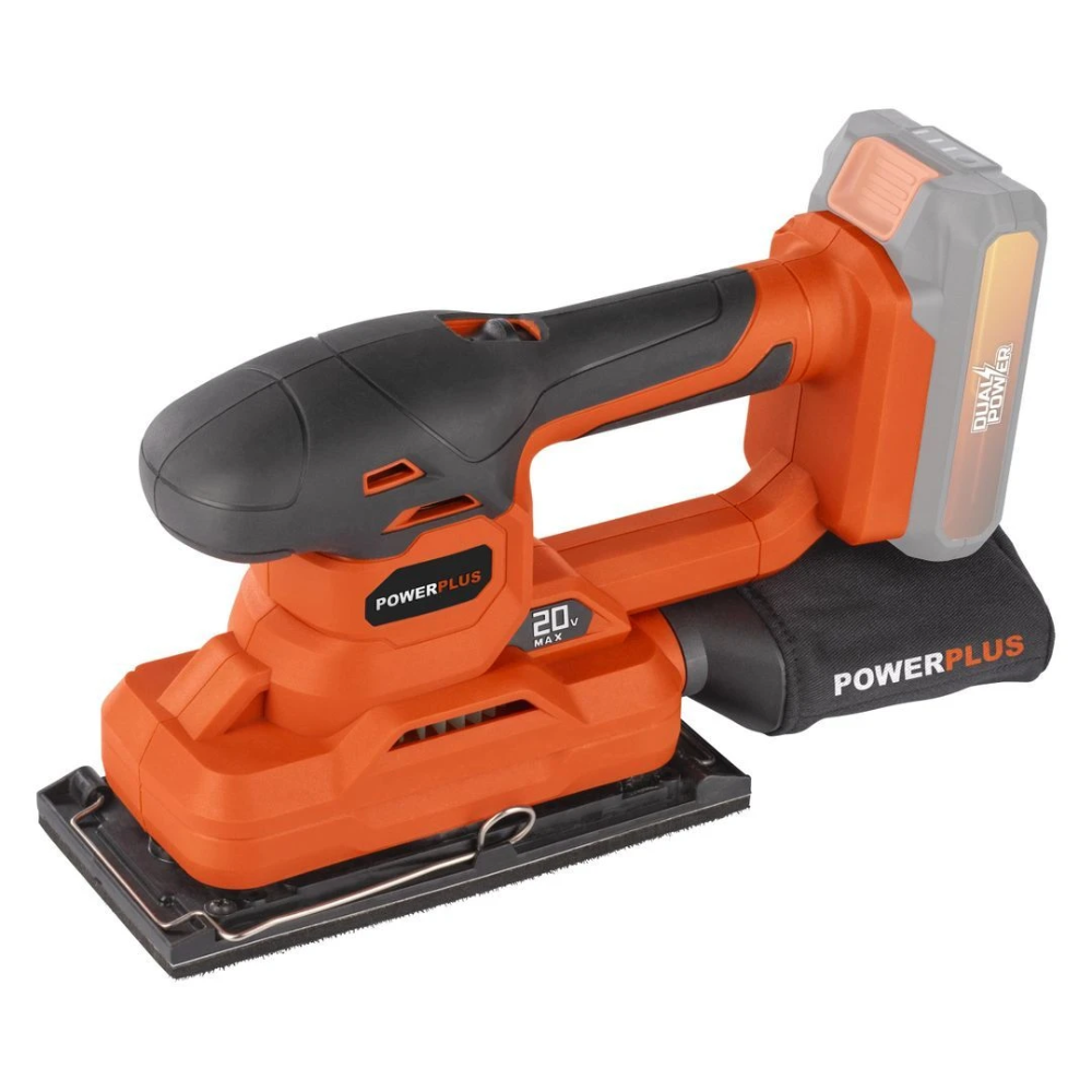 Miniatuur van PowerPlus accu vlakschuurmachine 20V Dual Power basic body 90x187mm (POWDP50300)