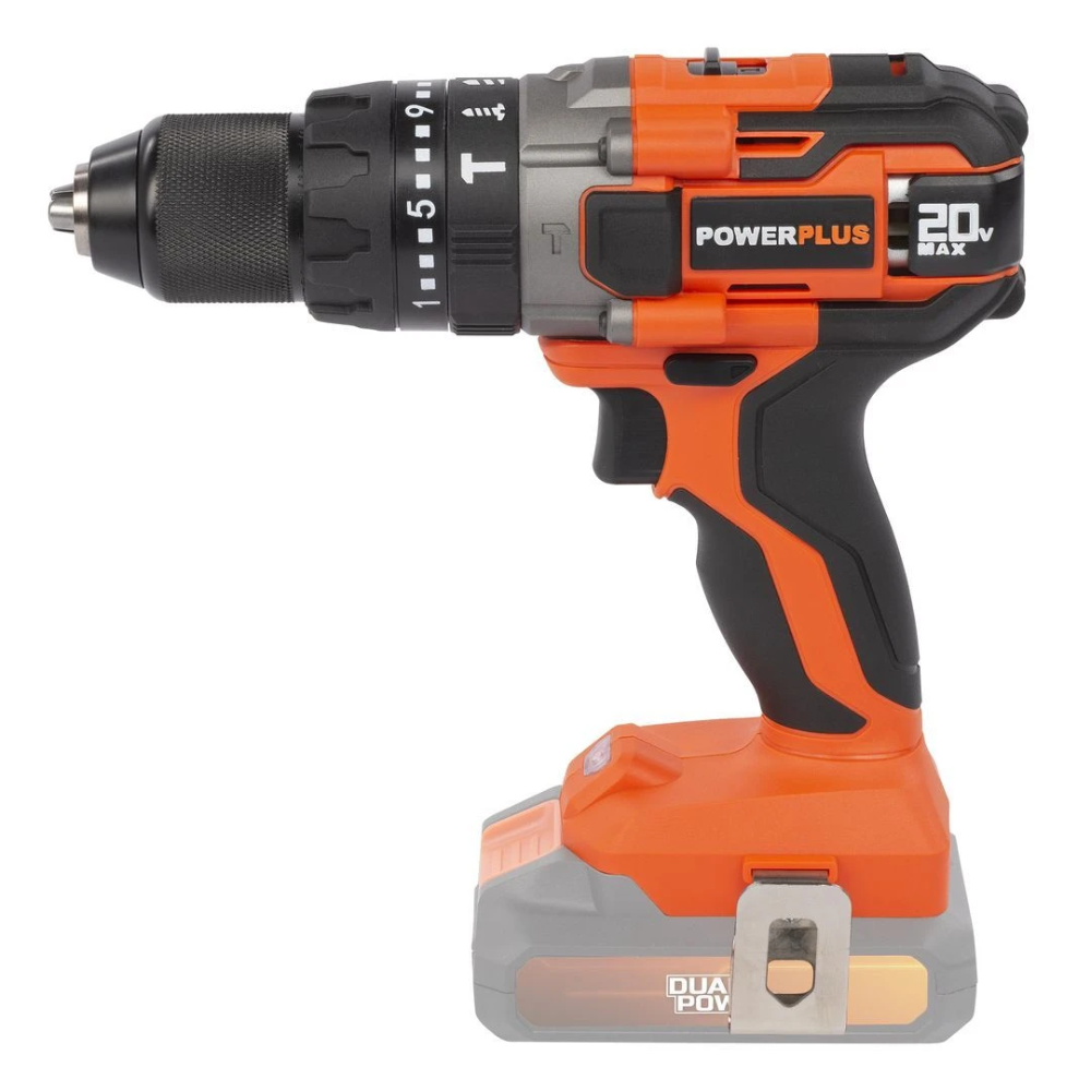 Miniatuur van PowerPlus accu klop- en schroefboormachine 20V Dual Power basic body 50Nm (POWDP15200)
