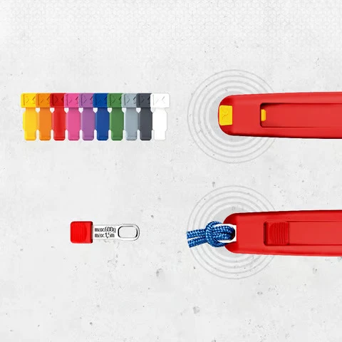 Miniatuur van KNIPEX colorCode Clips voor KNIPEXtend handgreep blauw - per 10 stuks (006110CB)