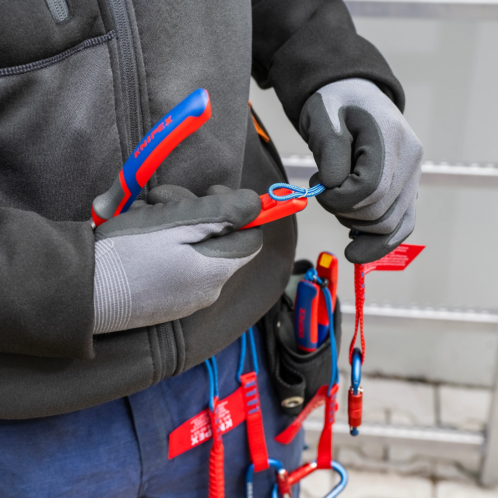 Miniatuur van KNIPEX TetheredTool Clips voor KNIPEXtend handgreep rood - per 10 stuks (006210TR)