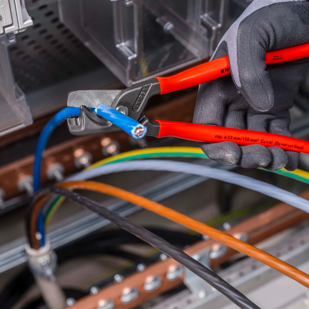 Miniatuur van KNIPEX kabelschaar kunststof grepen (9511225)