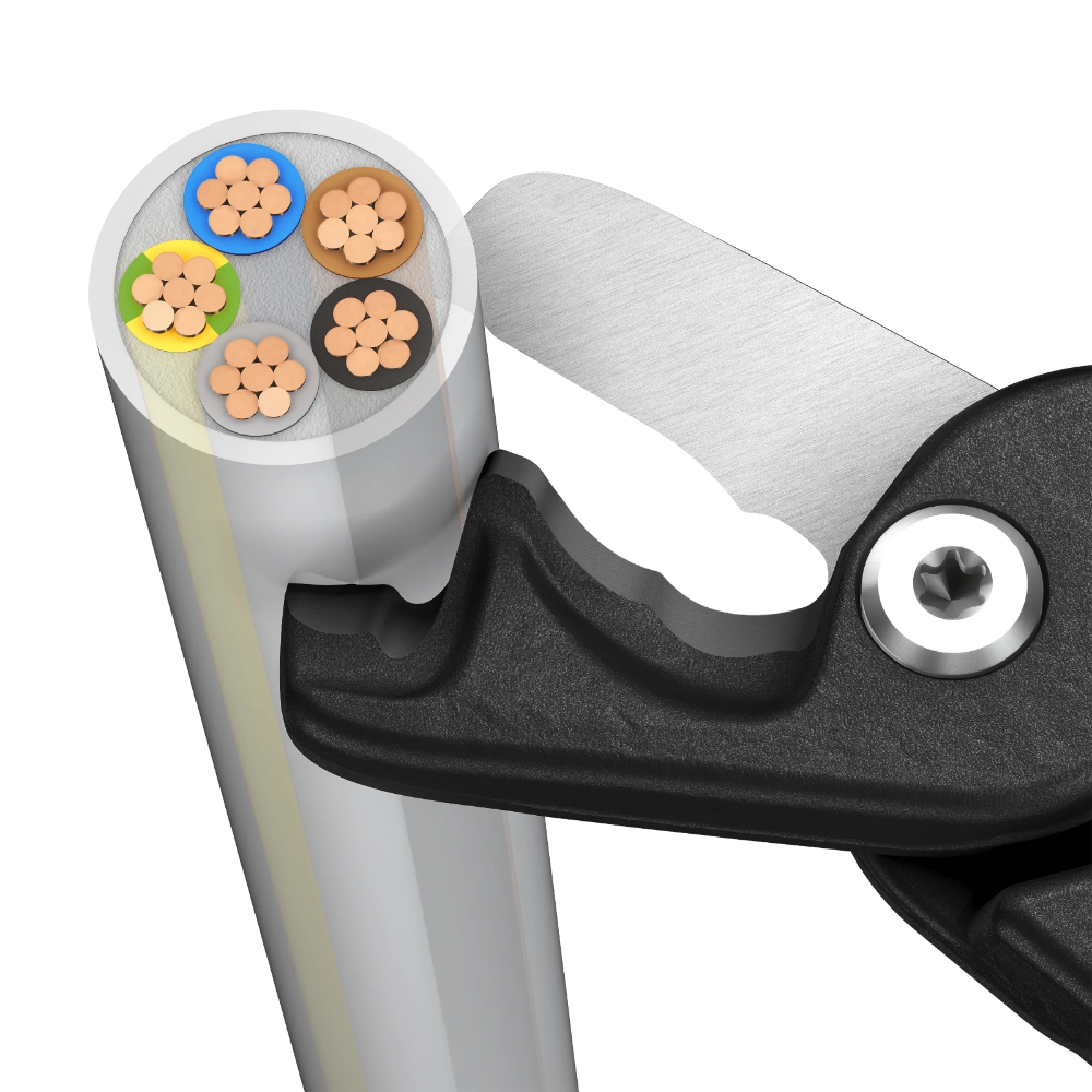 Miniatuur van KNIPEX kabelschaar kunststof grepen (9511225)