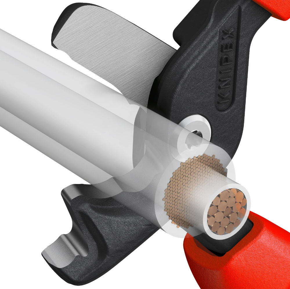 Miniatuur van KNIPEX kabelschaar comfortgrepen (9512225)