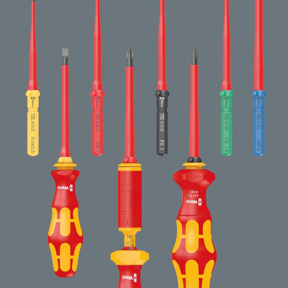 Miniatuur van Wera schroevendraaierset met verwisselbare klingen Kraftform Kompakt VDE 16-delig (05006607001)