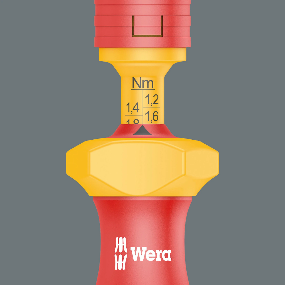 Miniatuur van Wera schroevendraaierset met verwisselbare klingen Kraftform Kompakt VDE extra slim instelbaar 1.2-3.0 Nm 15-delig (05006605001)