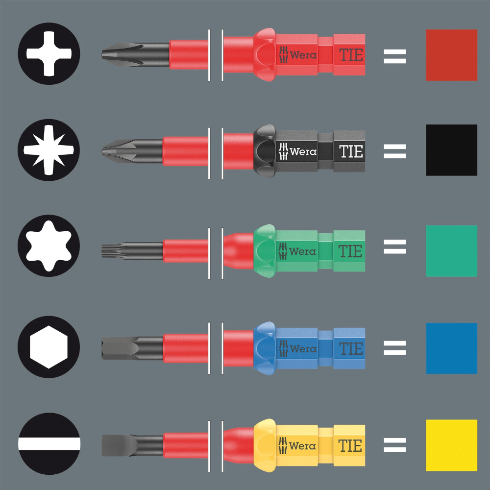 Miniatuur van Wera schroevendraaierset met verwisselbare klingen Kraftform Kompakt VDE extra slim Torque instelbaar 1.2-3.0 Nm 16-delig (05006609001)