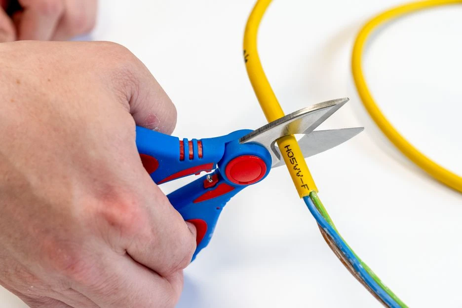 Miniatuur van Weicon kabelschaar voor elektriciens XL 3-in-1 160mm (10100025)