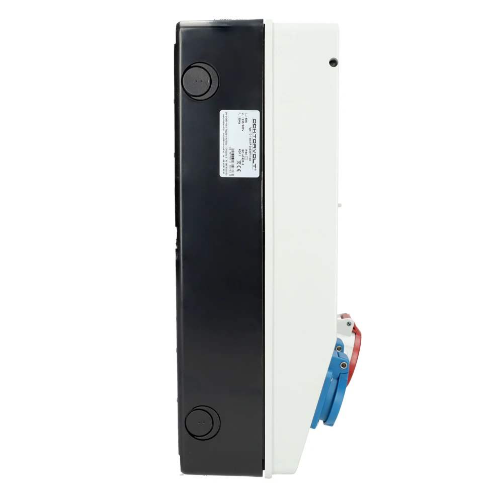 Miniatuur van EMAT kunststof wandverdeler 3-fase IP44 met 1x CEE 5P 16A en 2x schuko 16A (85016025)
