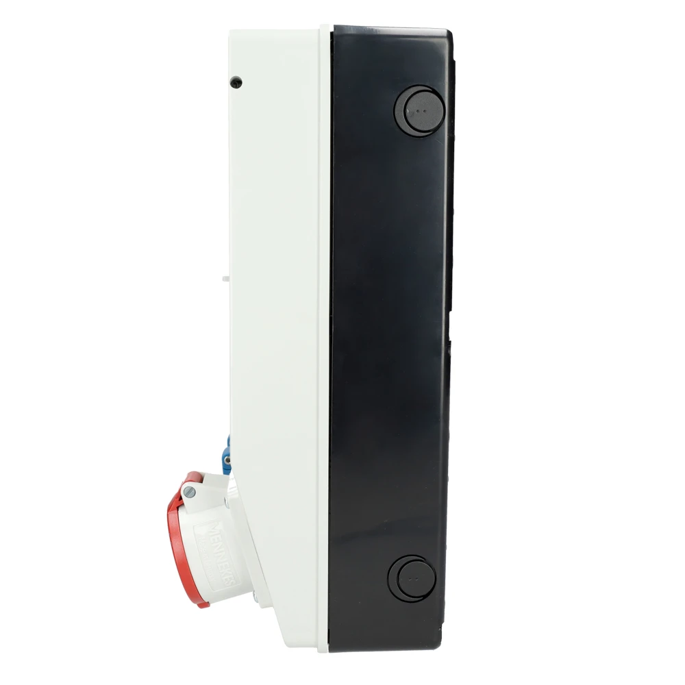 Miniatuur van EMAT kunststof wandverdeler 3-fase IP44 met 1x CEE 5P 16A en 2x schuko 16A (85016025)