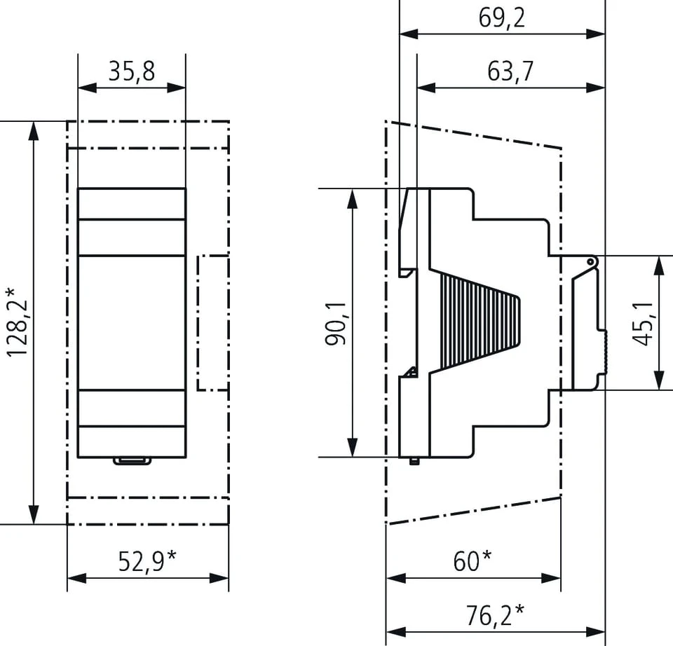 Miniatuur van Theben schakelklok 16A week- en 24-uurs programma astro 2NO/NC DIN-rail (1720130)