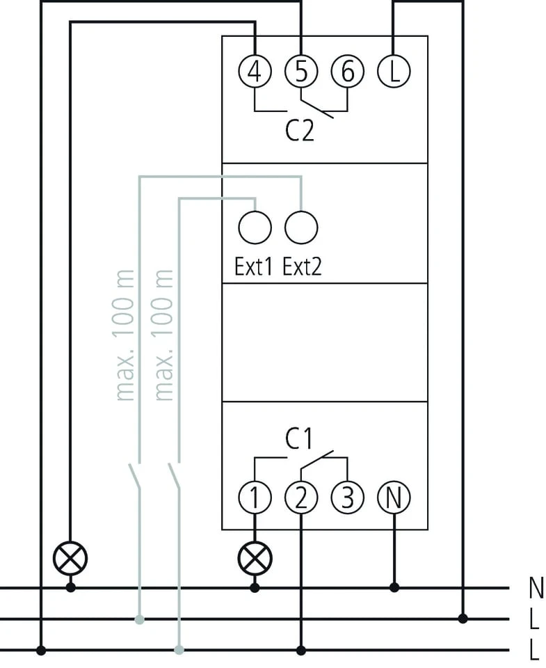 Miniatuur van Theben schakelklok 16A week- en 24-uurs programma astro 2NO/NC DIN-rail (1720130)