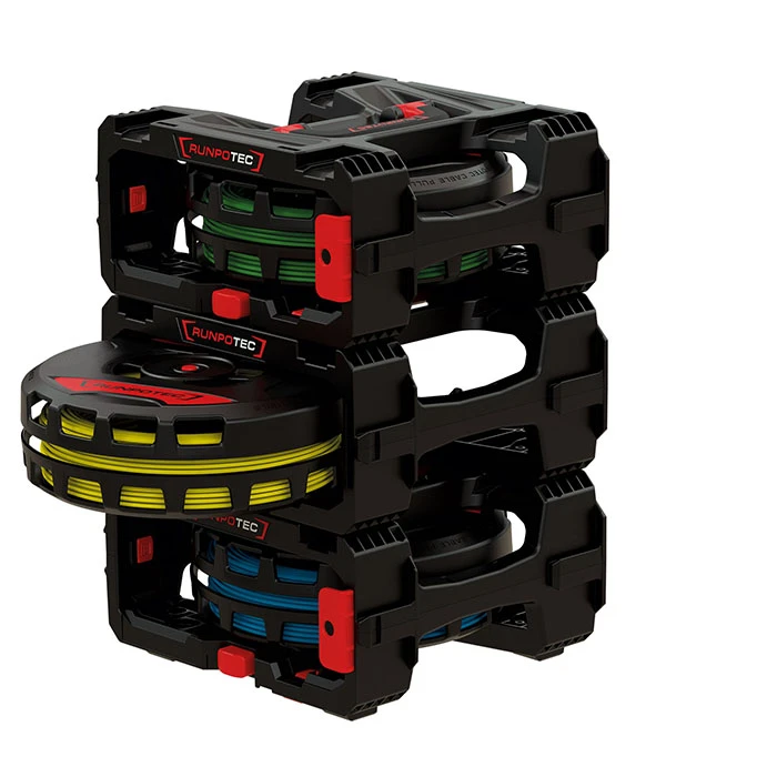 Miniatuur van Runpotec kabelafroller CB260 kabelbox modulair stapelbaar 6-delig (10217)