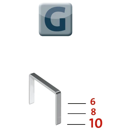 Miniatuur van Novus hamertacker J-O33 (030-0452)