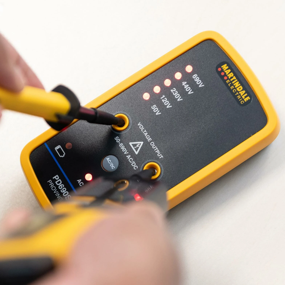 Miniatuur van Martindale testunit voor 2-polige spanningstesters (MD PD690SRD)