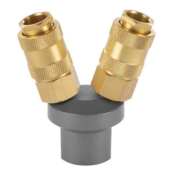 Miniatuur van PowerPlus y-koppeling universeel Euro en Orion vrouwelijk naar schroefdraad 1/4" (POWAIR0257)
