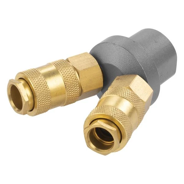 Miniatuur van PowerPlus y-koppeling universeel Euro en Orion vrouwelijk naar schroefdraad 1/4" (POWAIR0257)