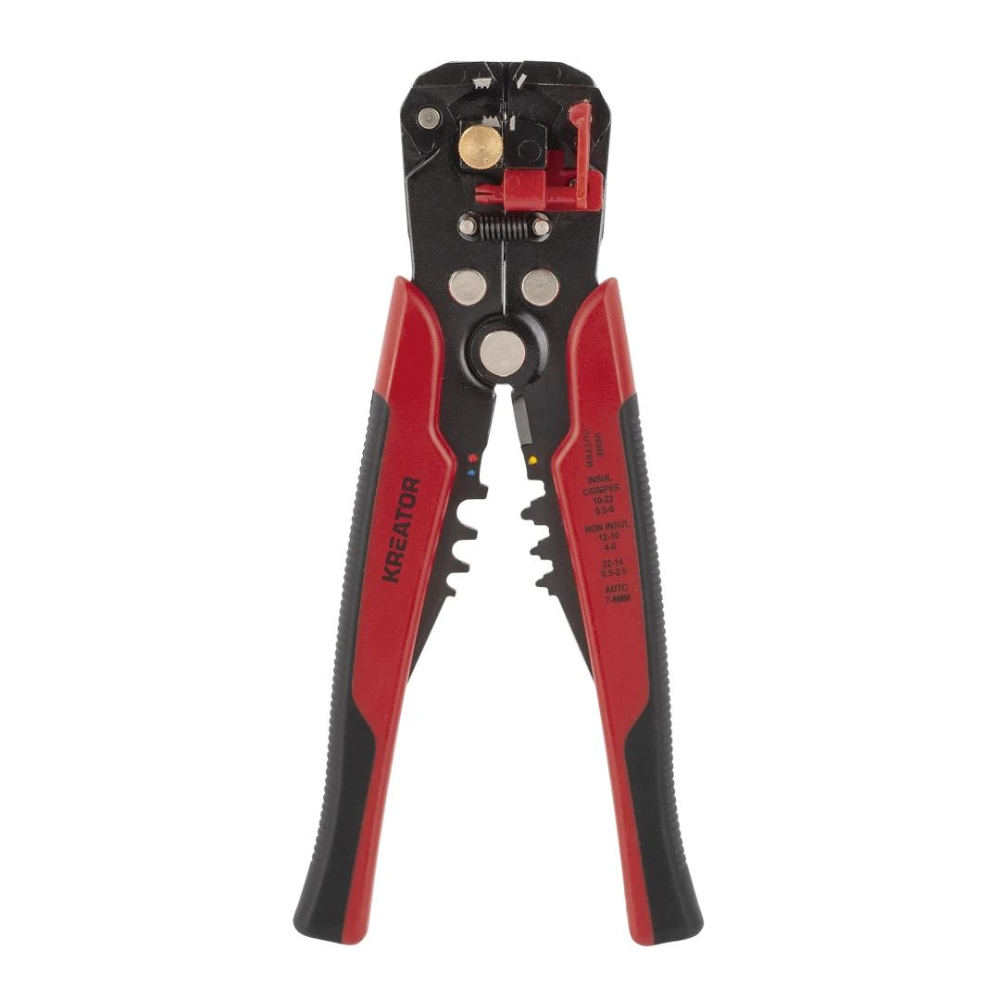 Miniatuur van Kreator automatische draadstriptang 4 in 1 met knip en krimpfunctie Profi (KRTH61004)