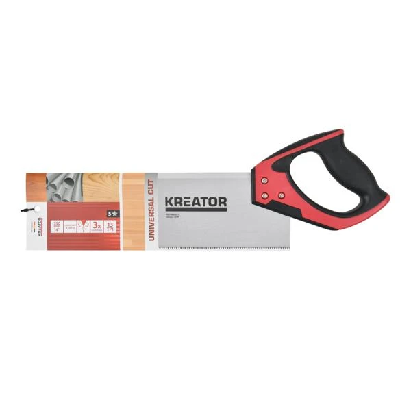 Miniatuur van Kreator kapzaag rugzaag 350mm TPI 13 softgrip (KRTH80201)
