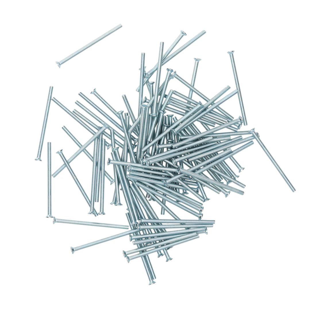 Miniatuur van EMhub M3 schroef platkop verzinkt DIN963-4.8 M3x25 per 100 stuks
