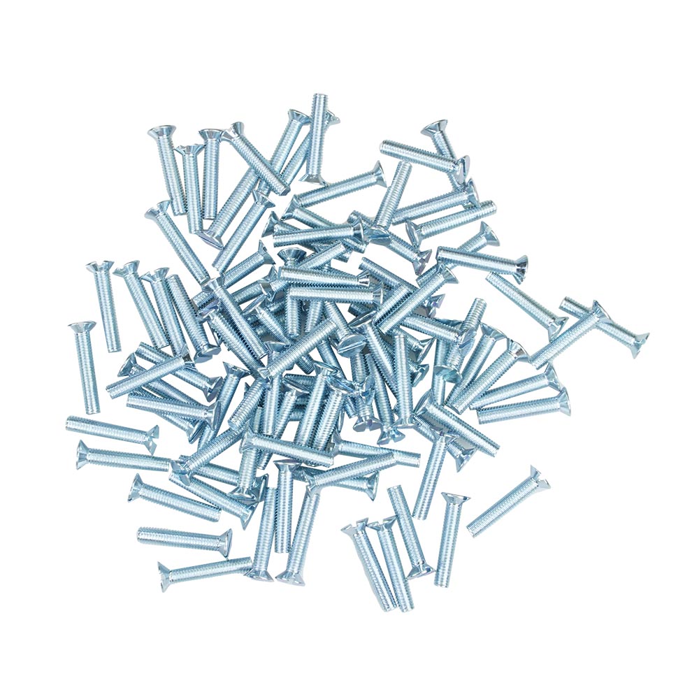 Miniatuur van EMhub M3 schroef platkop verzinkt DIN963-4.8 M3x20 per 100 stuks