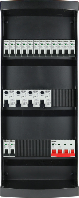 Miniatuur van EMAT Eaton groepenkast 14 groepen 3 fase 220x550 (BxH)