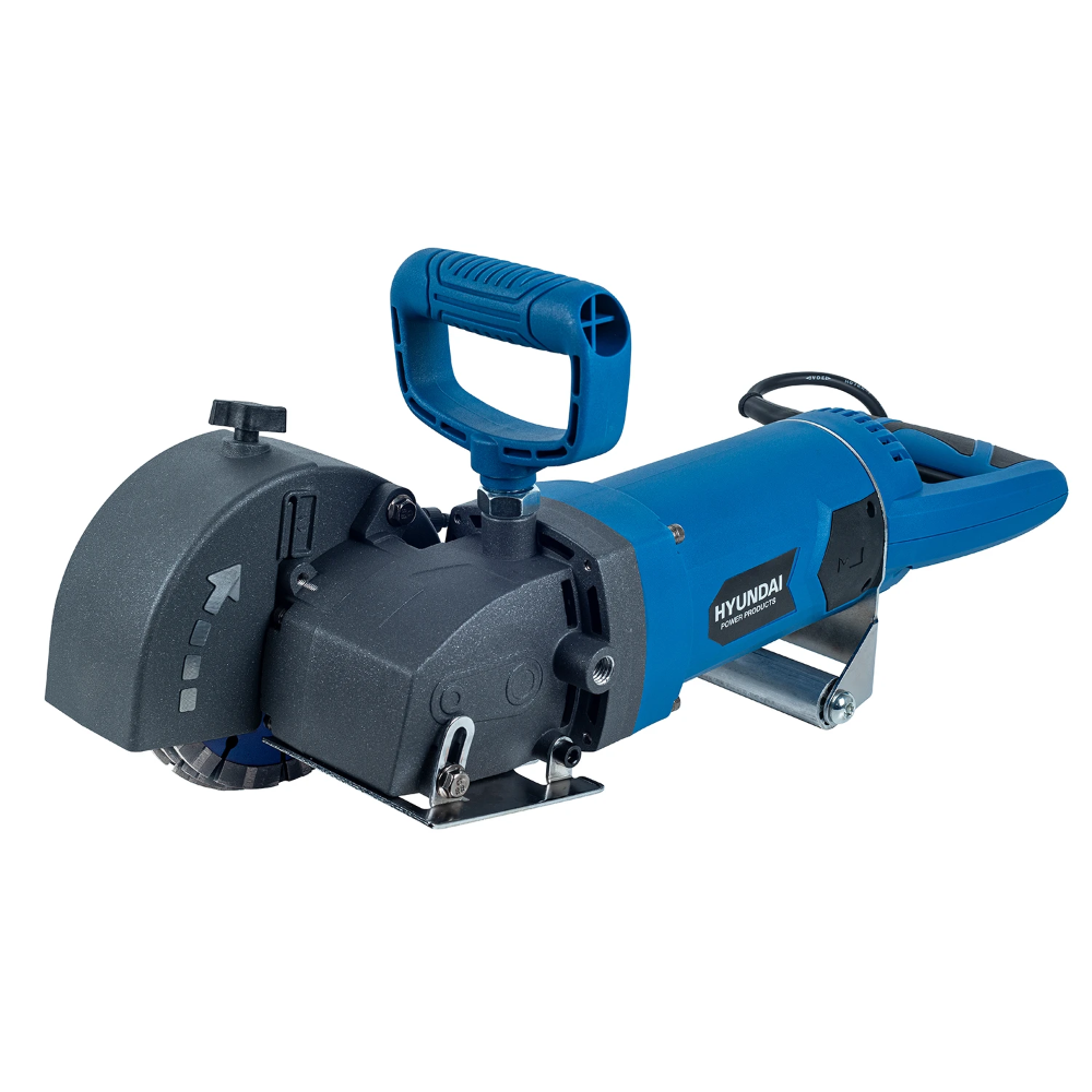 Miniatuur van Hyundai muurfrees sleuvenfrees 230V 3300W 135mm incl 5-in-1 diamantzaagbladen nat en droog (56434)