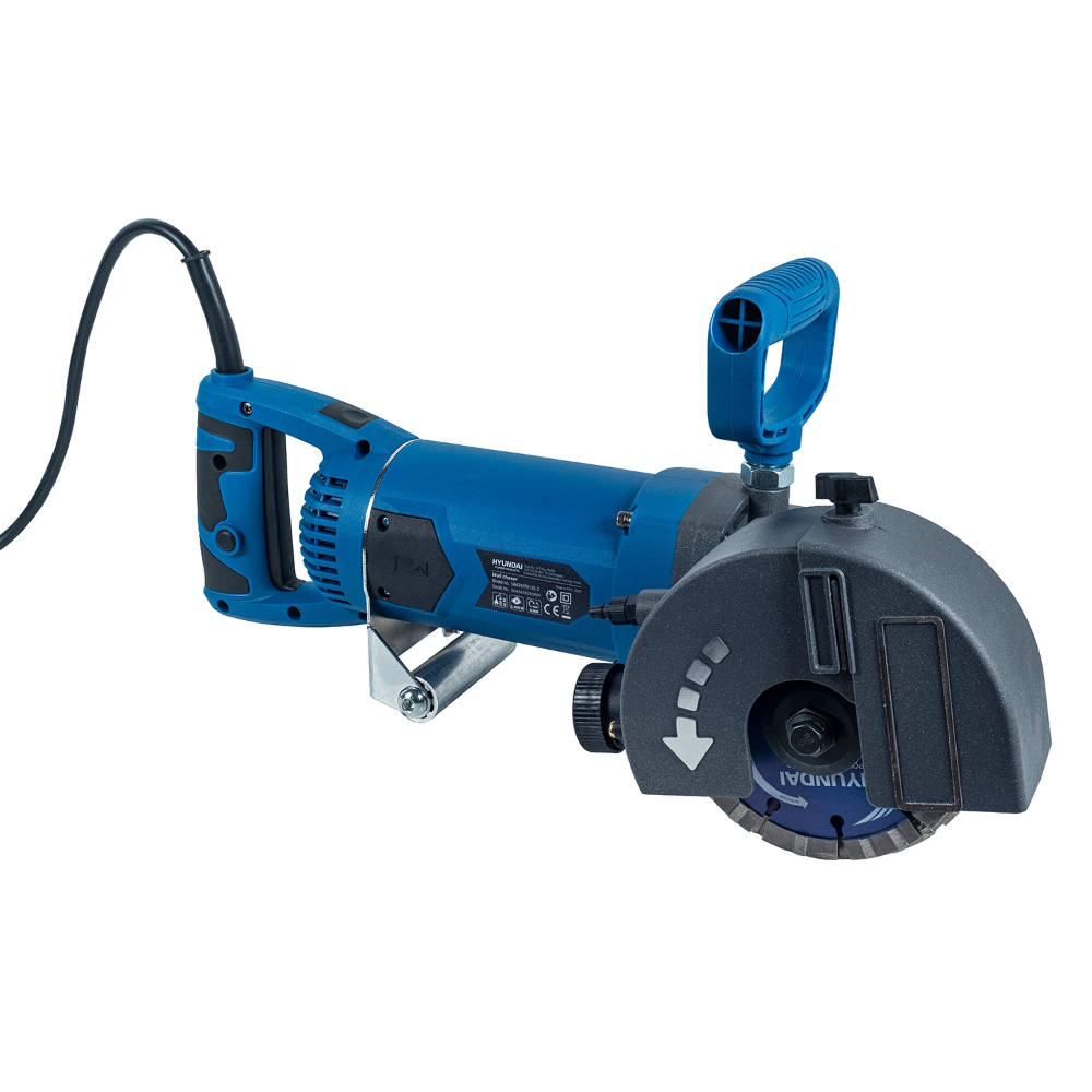 Miniatuur van Hyundai muurfrees sleuvenfrees 230V 3300W 135mm incl 5-in-1 diamantzaagbladen nat en droog (56434)