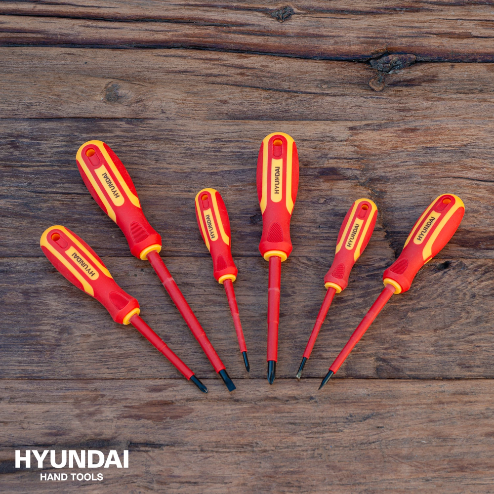 Miniatuur van Hyundai schroevendraaierset VDE tot 1000V SL/PH 6-delig (59403)
