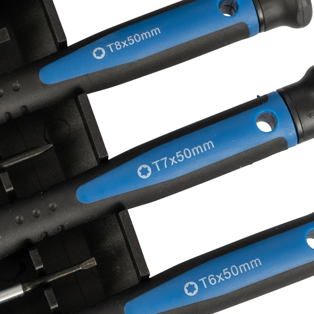 Miniatuur van Hyundai gereedschapset compleet met bits schroevendraaiers en doppen 44-delig (59404)