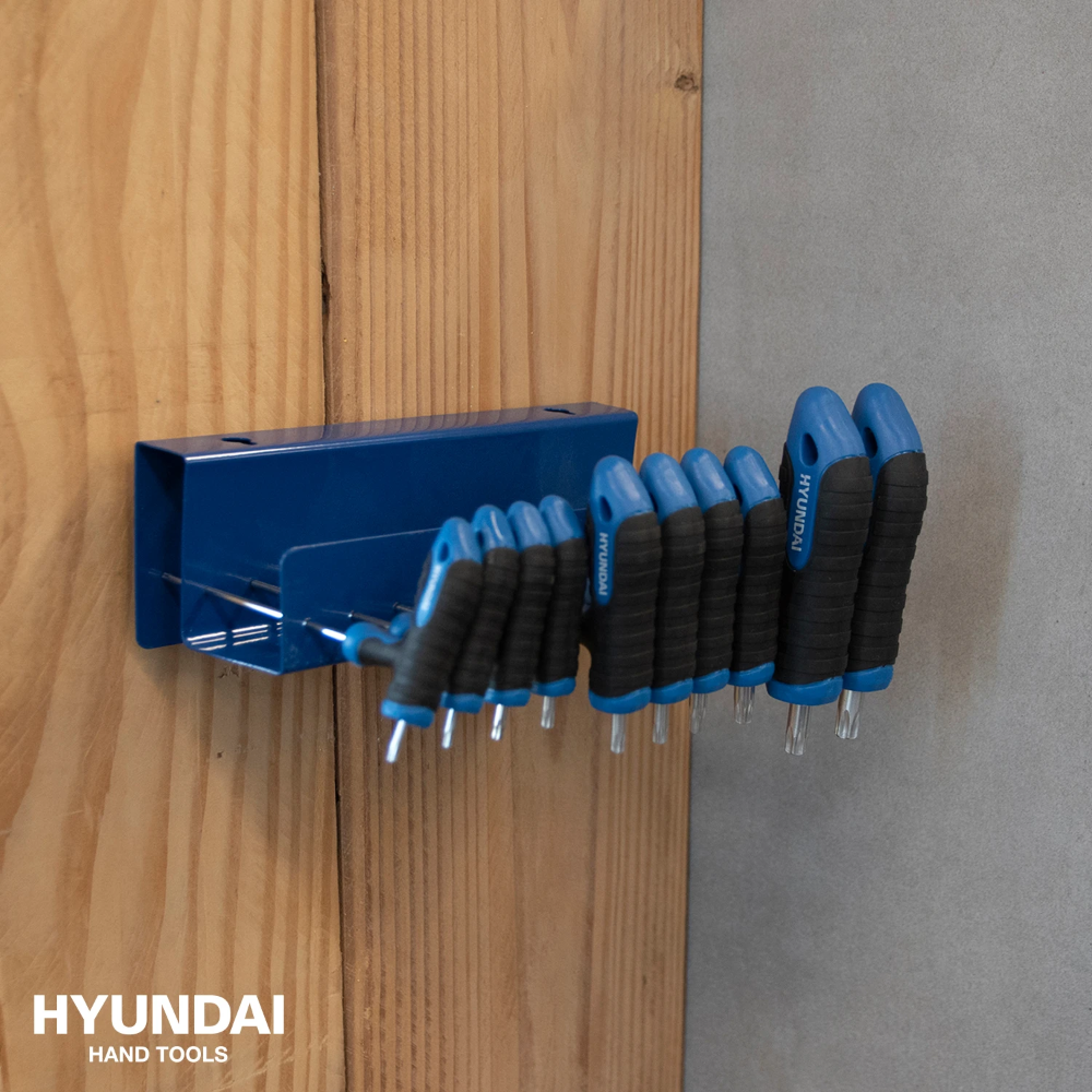 Miniatuur van Hyundai torx stifsleutelset T-greep inclusief standaard 10-delig (59527)