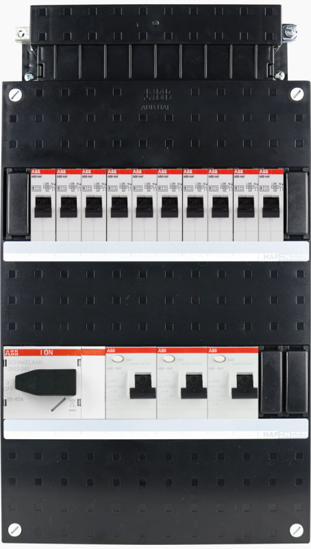 Miniatuur van ABB-HAF groepenkast 10 groepen 3 fase 220x390 (BxH)