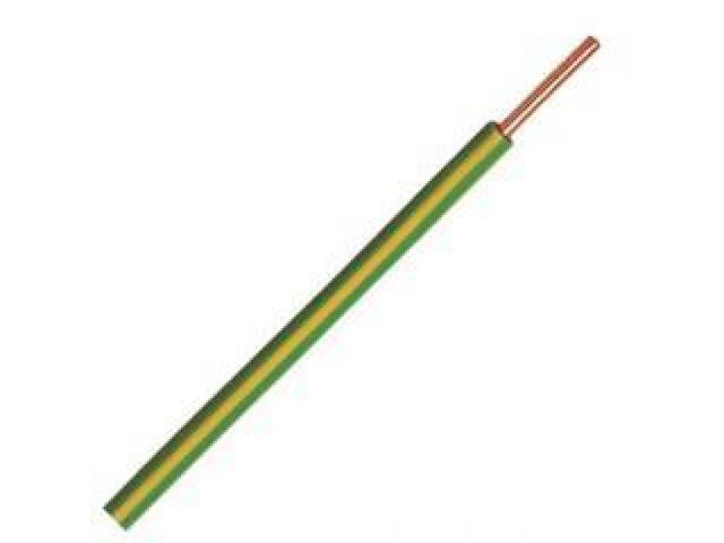 Miniatuur van Waskönig+Walter VD draad (H07V-U) 2.5mm² groen/geel Eca - per rol 100 meter (769346)