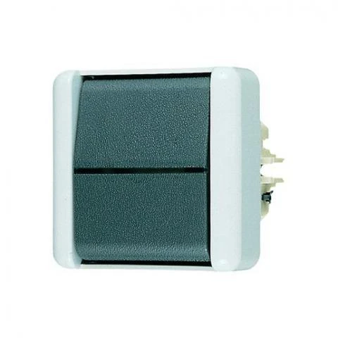 Miniatuur van JUNG opbouw wisselschakelaar zonder onderkast 10A IP44 - WG800 grijs (806E)