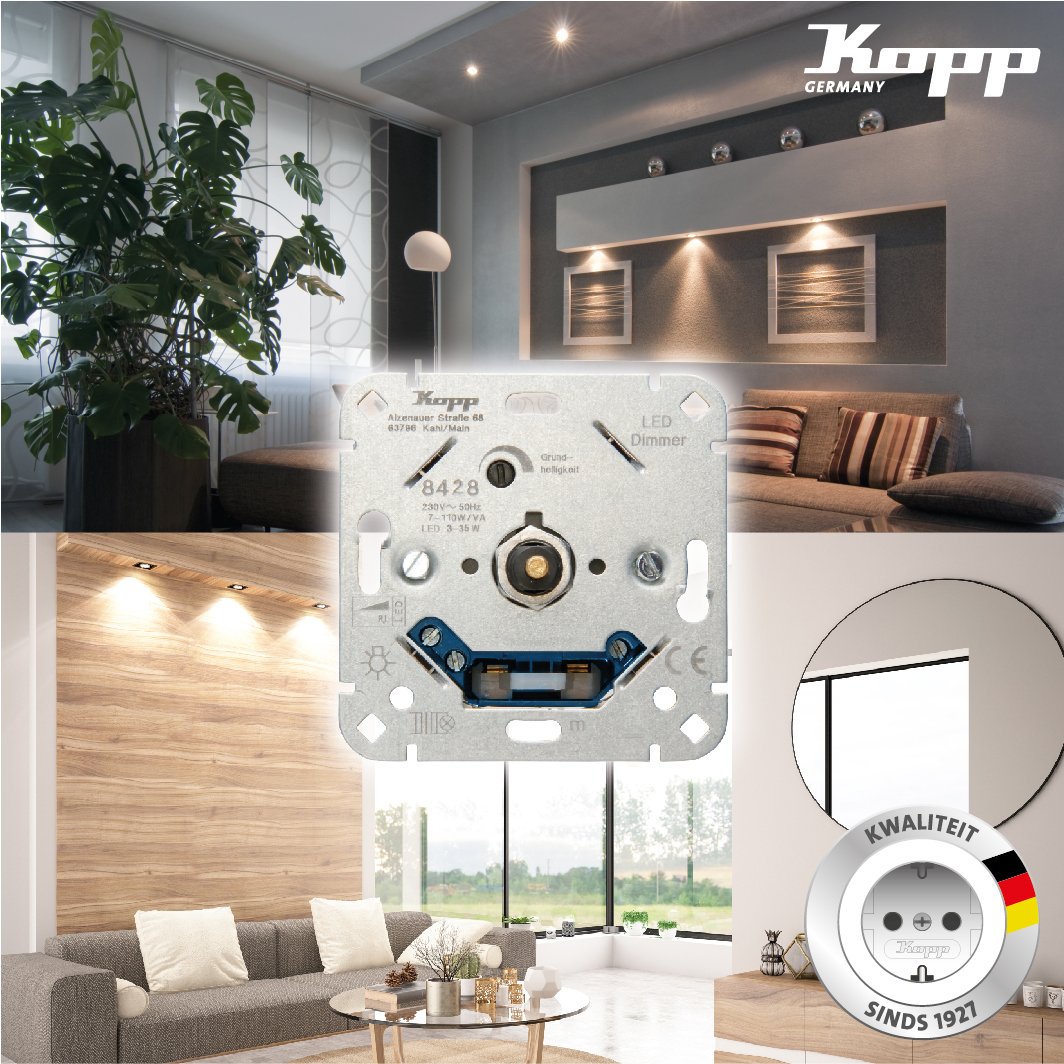 Miniatuur van Kopp universele LED dimmer 3-35W (842800008)