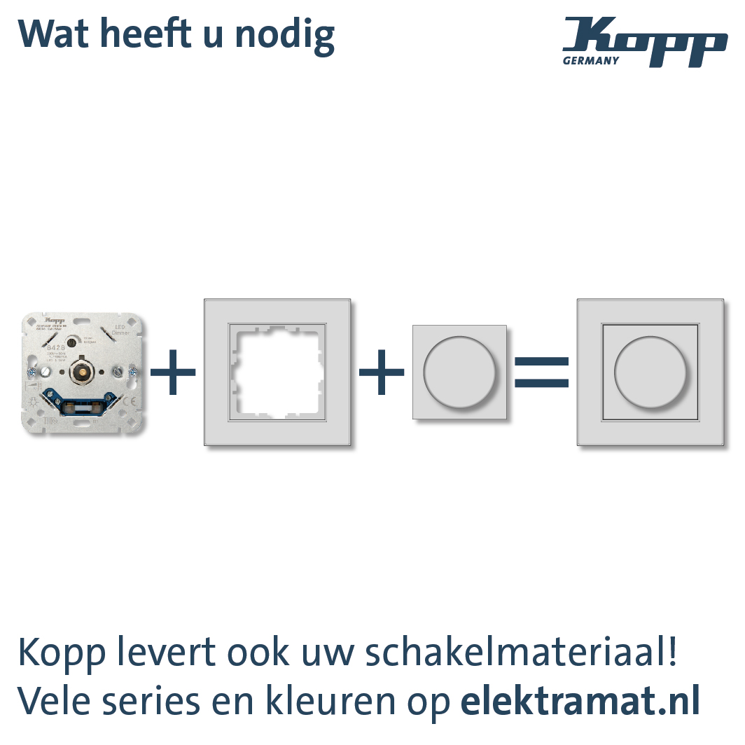 Miniatuur van Kopp universele LED dimmer 3-35W (842800008)