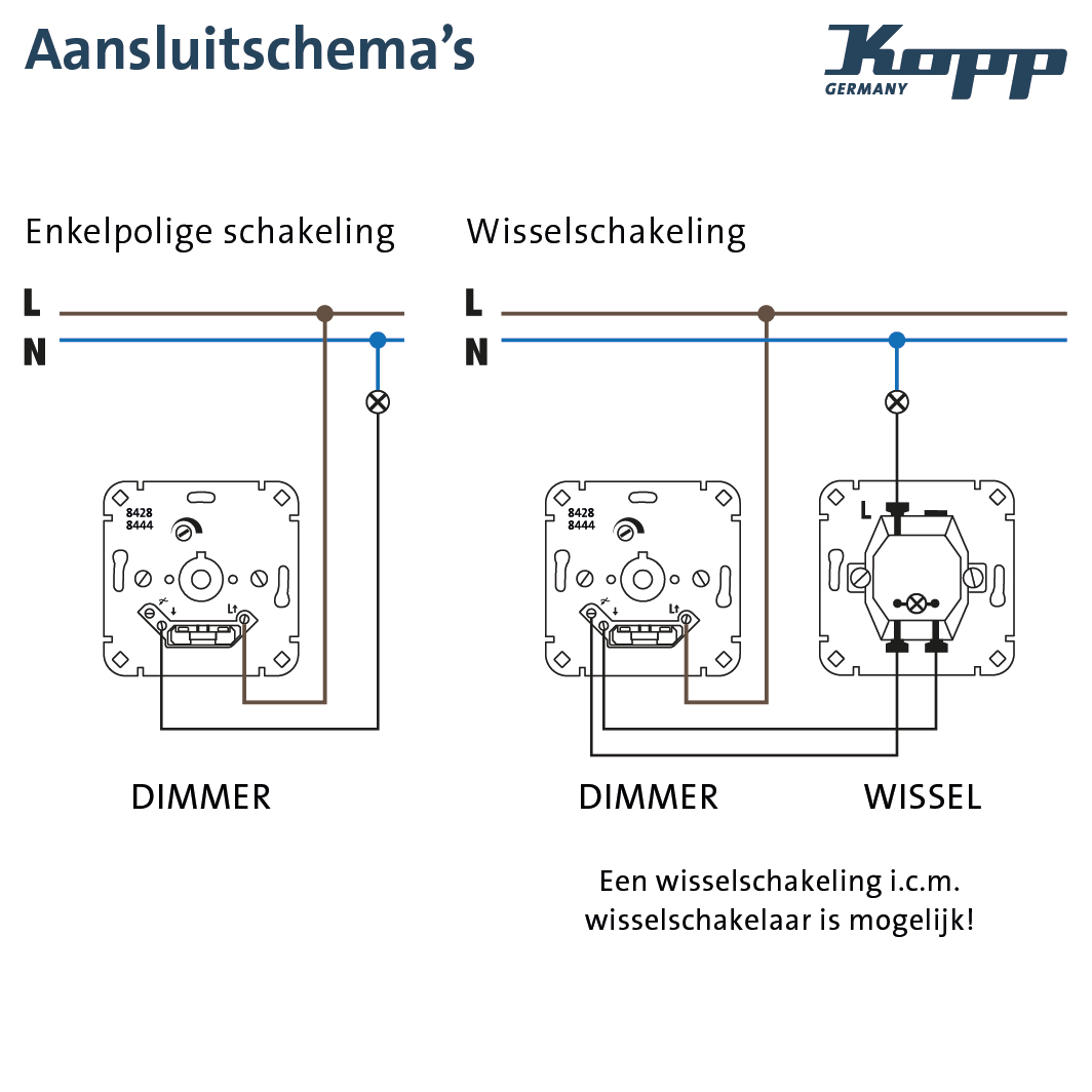 Miniatuur van Kopp universele LED dimmer 3-35W (842800008)