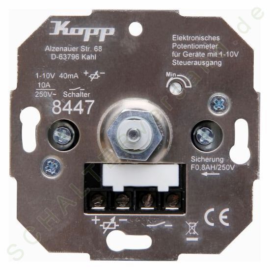 Miniatuur van Kopp elektronische potentiometer voor apparaten met stuurspanning 1-10v (844700007)