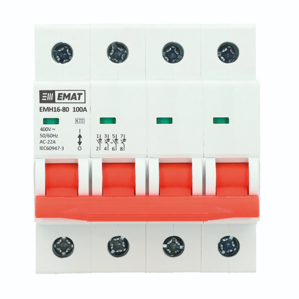 Miniatuur van EMAT hoofdschakelaar 4-polig 100A (85005018)