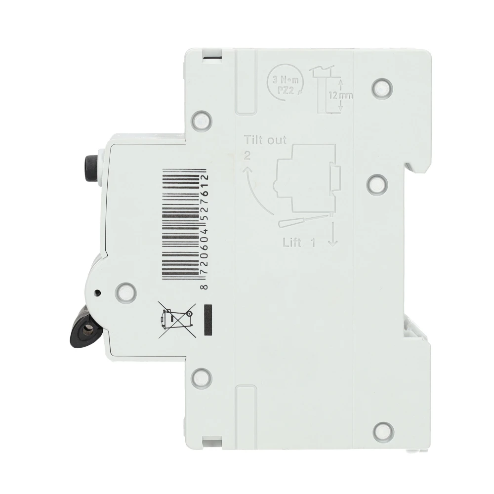 Miniatuur van EMAT aardlekautomaat 1-polig+nul 20A C-kar 30mA 2 modules (85006407)