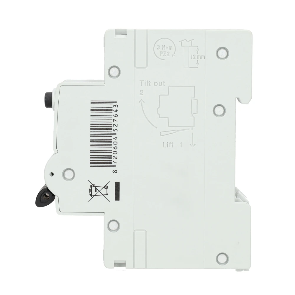 Miniatuur van EMAT aardlekautomaat 1-polig+nul 32A B-kar 30mA 2 modules (85006410)