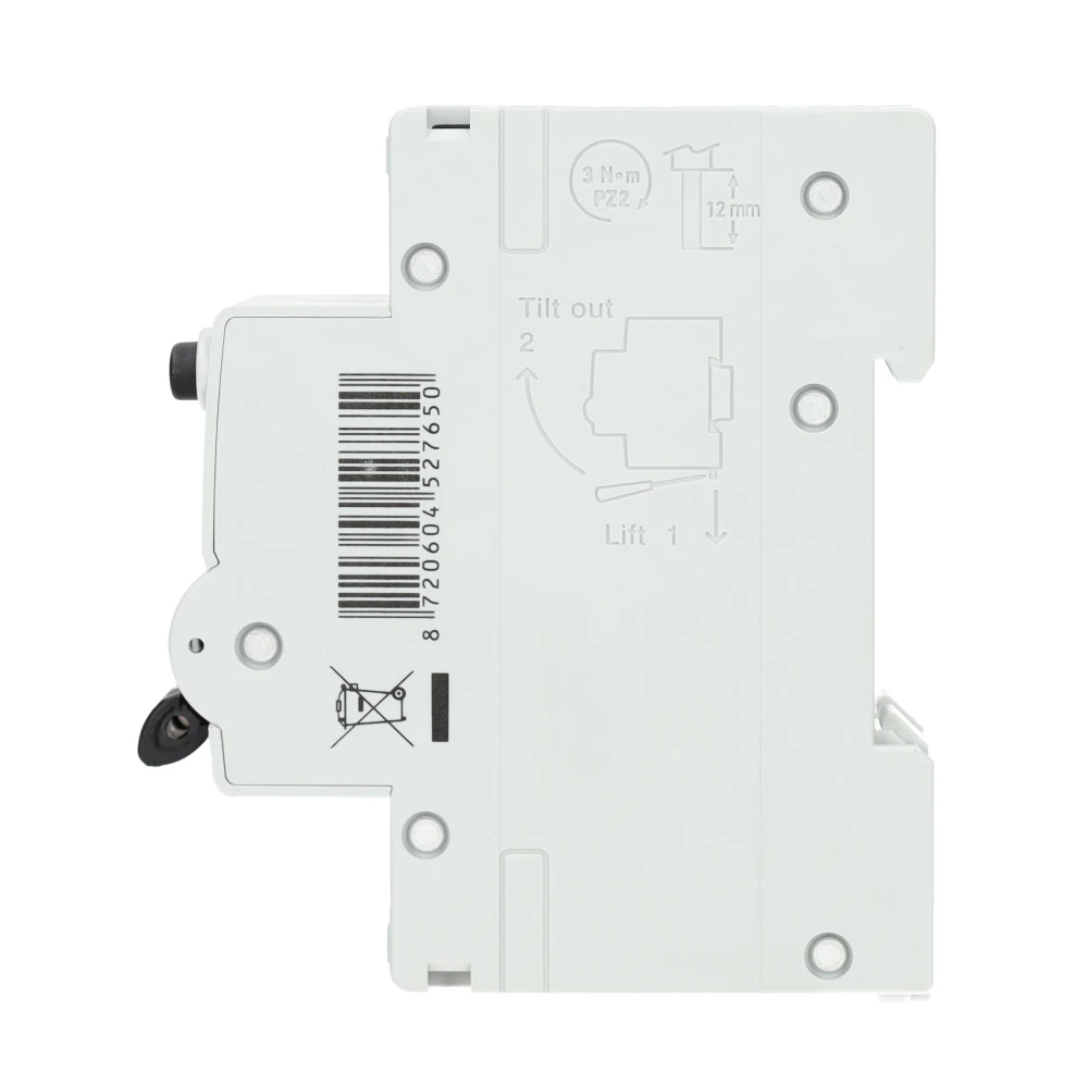 Miniatuur van EMAT aardlekautomaat 1-polig+nul 32A C-kar 30mA 2 modules (85006411)